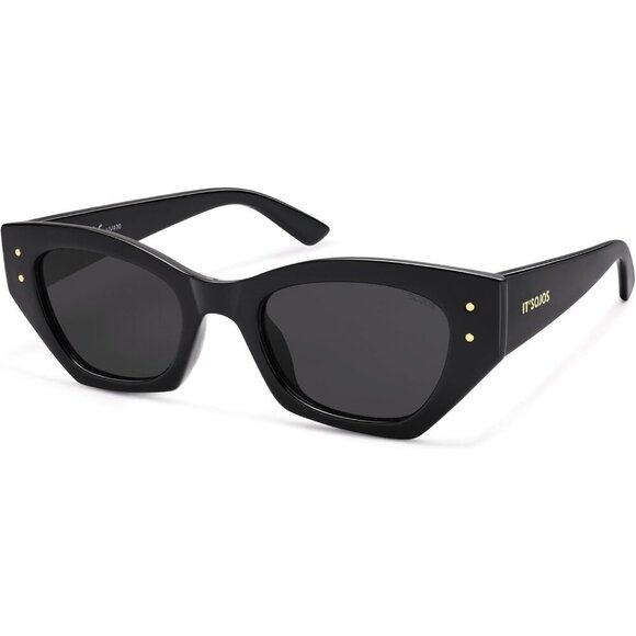 Retro Cat Eye Sunglasses Polarized UV400 Women Edgy Stylish Shades
